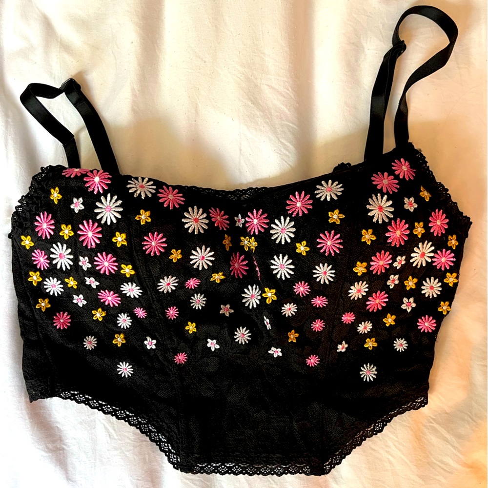 Corset Victoria’s Secret PINK flowery lace XS